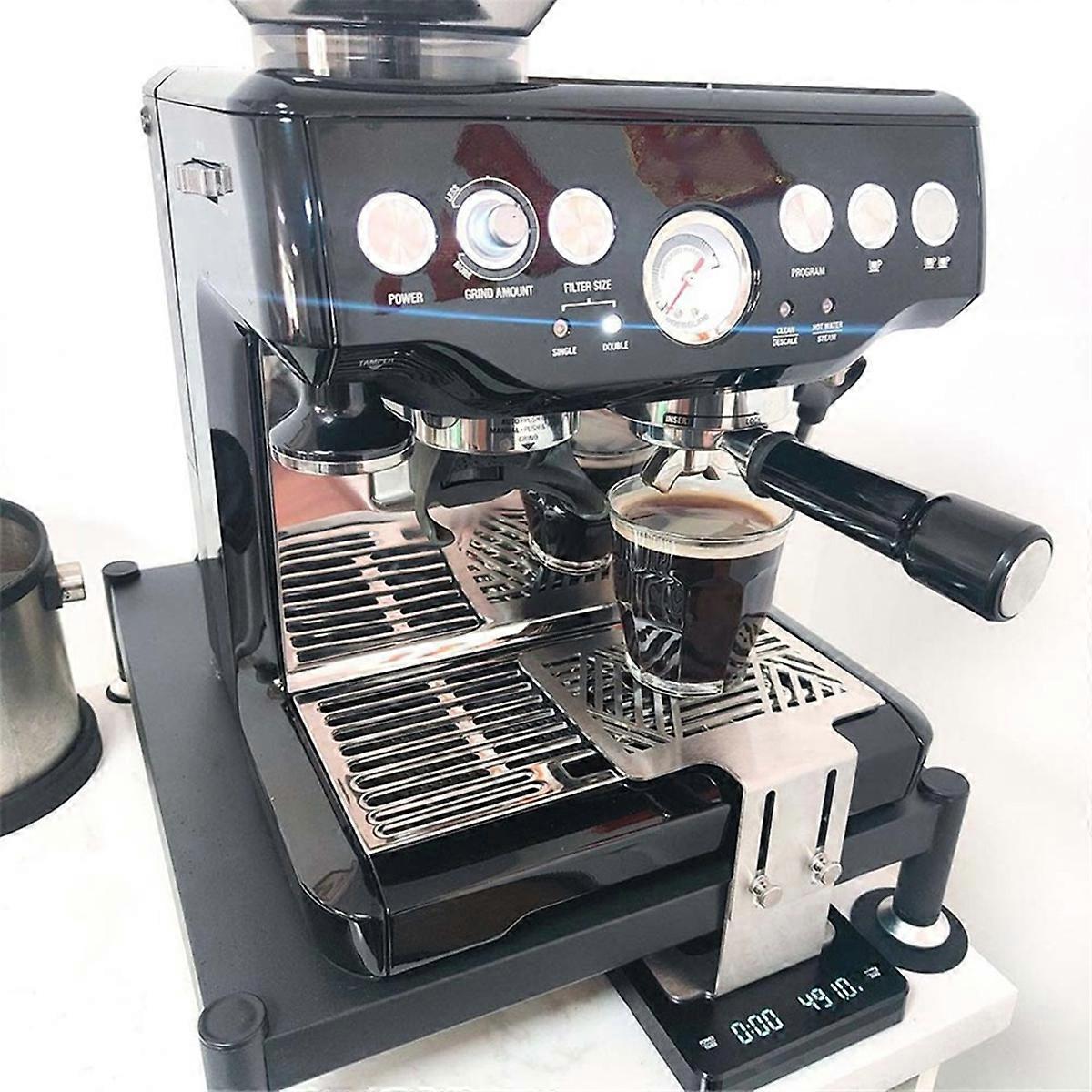 Espressomaskine kaffevejestativ med ventilspindel, elektronisk vægt, vandtæt, stangbeskyttelse