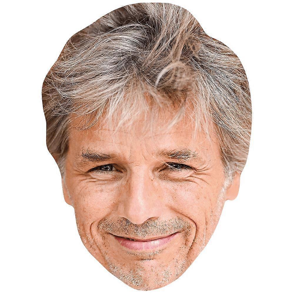 Guy Lagache (Grey Hair) Celebrity Mask, Flat Card Face