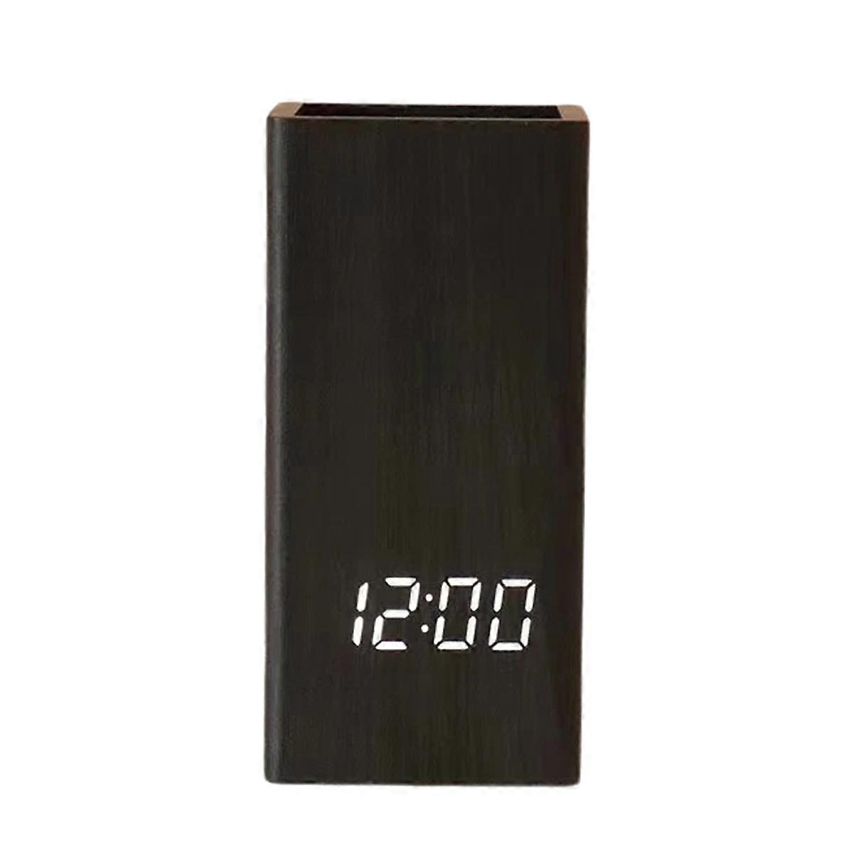 Creative Pen Holder Clock LED Electronic Clock B