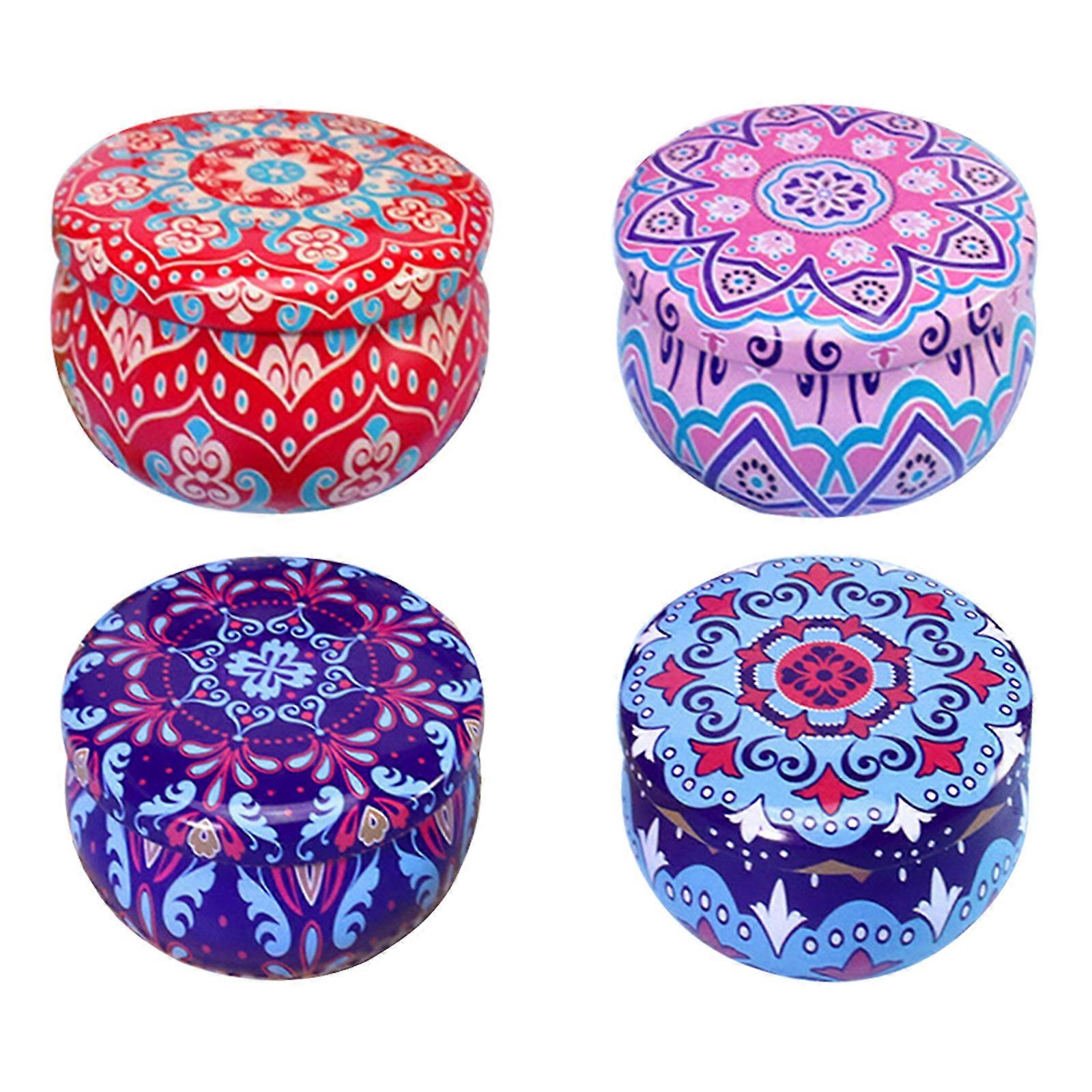 هدية شمعة معطرة مصنوعة يدويا للنساء 4 عبوات من العطور العطرية للزيت العطري شمعة هدية عيد الحب