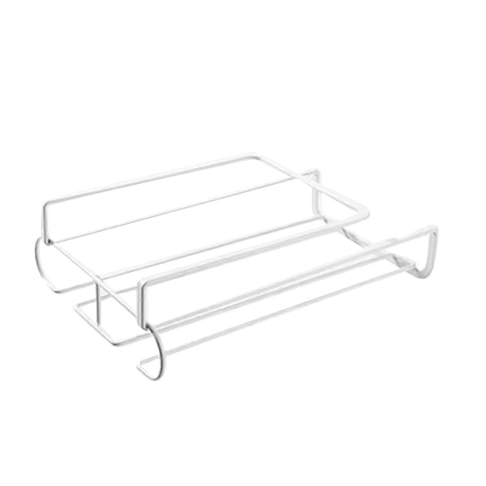 Cabinet Wine Glass Rack Hole Free Multifunctional Metal Wine Glasses Storage Hanger