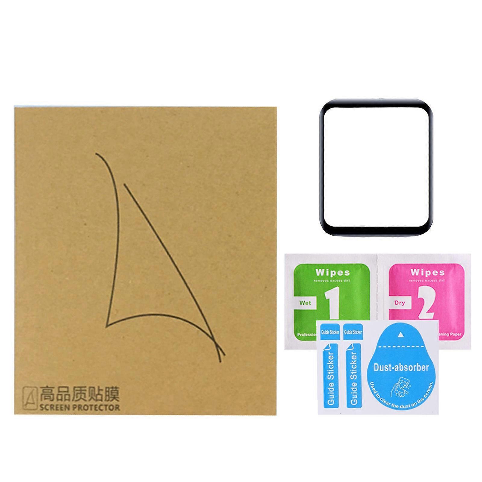 3D Curved Edge Protective Film for  Redmi Watch 2 High Definition Soft Full Cover Screen Protector 2x