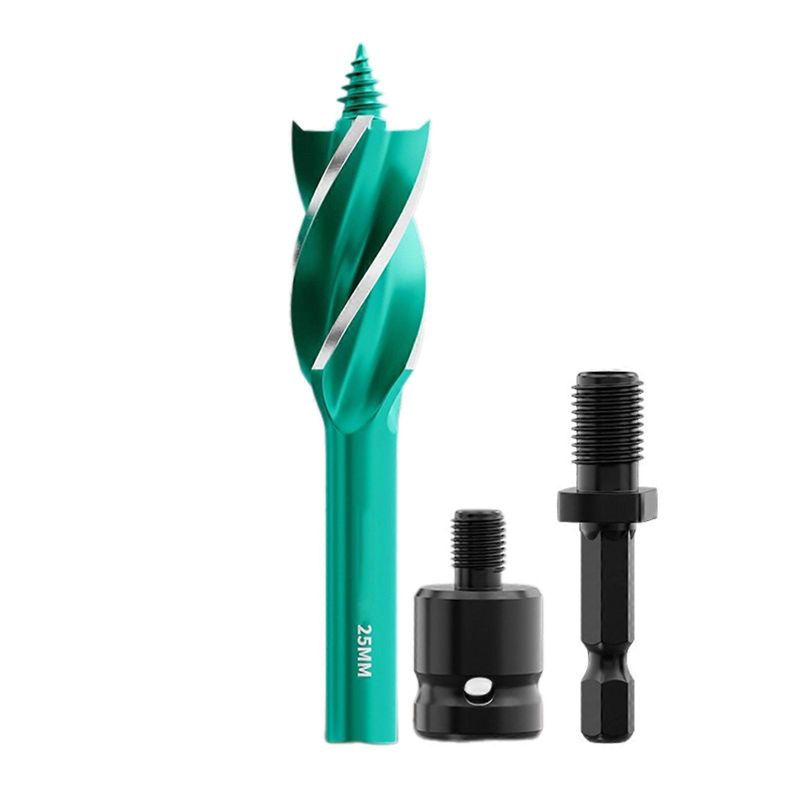 Wood Drill Bit 14-25mm High Carbon Steel Brad Point Twist Drill Bit Four Pointed Auger Drill Bit for Woodworking