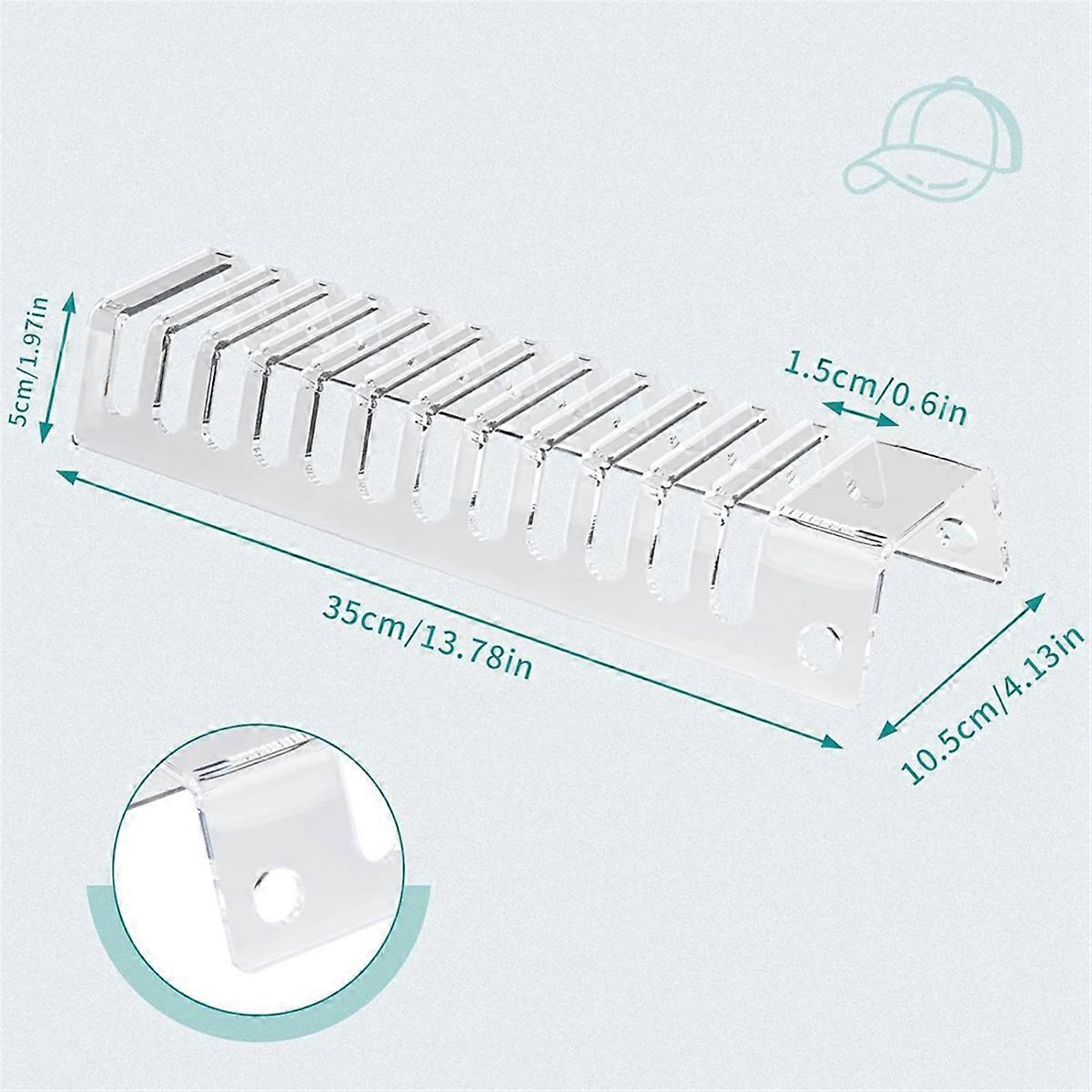 Baseball Cap Display Rack Clear Acrylic Hat Holder