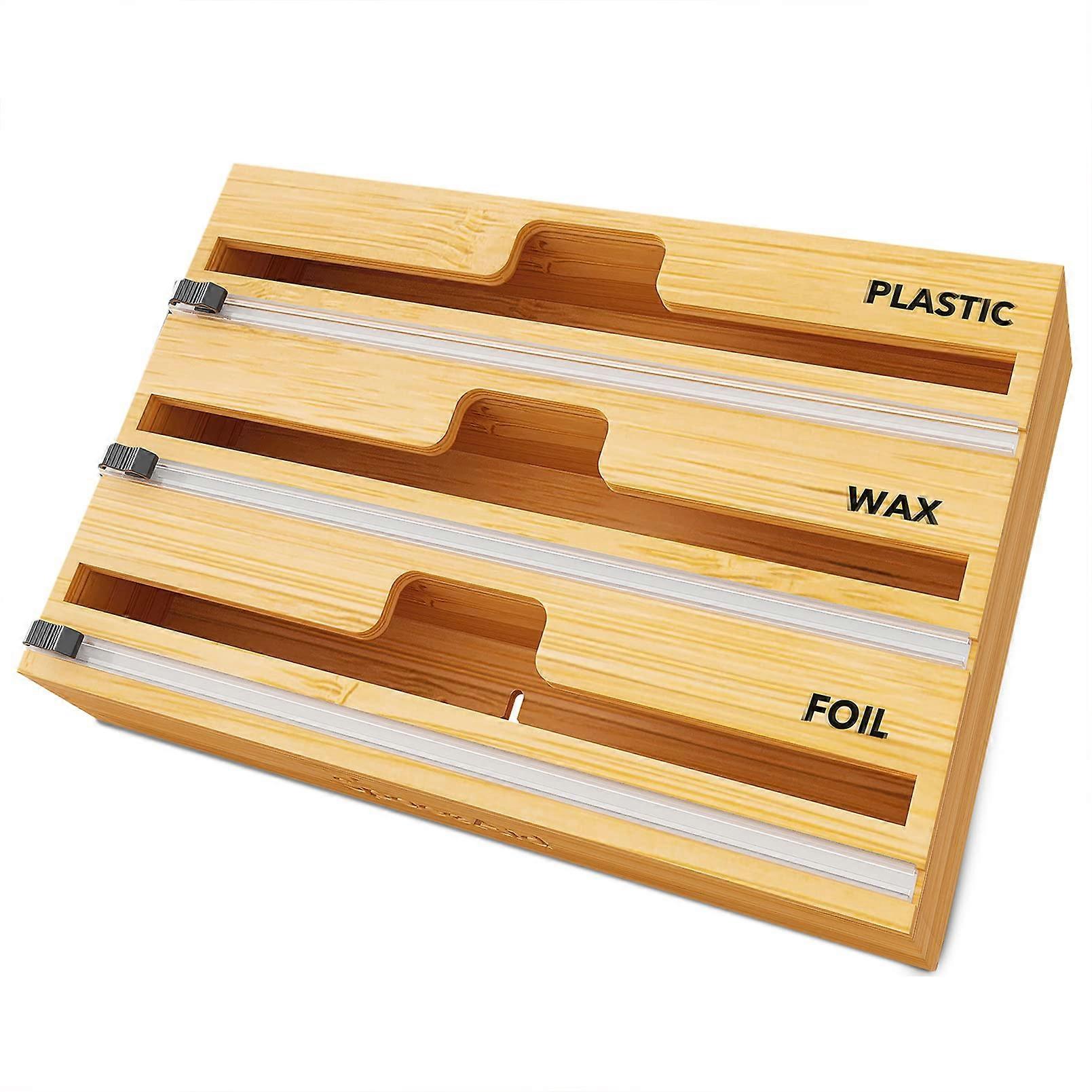Wrapneat 3 in 1 Interest Wrapping Regulator Cutter and Labels, Plastic Wrapping, Aluminum Foil