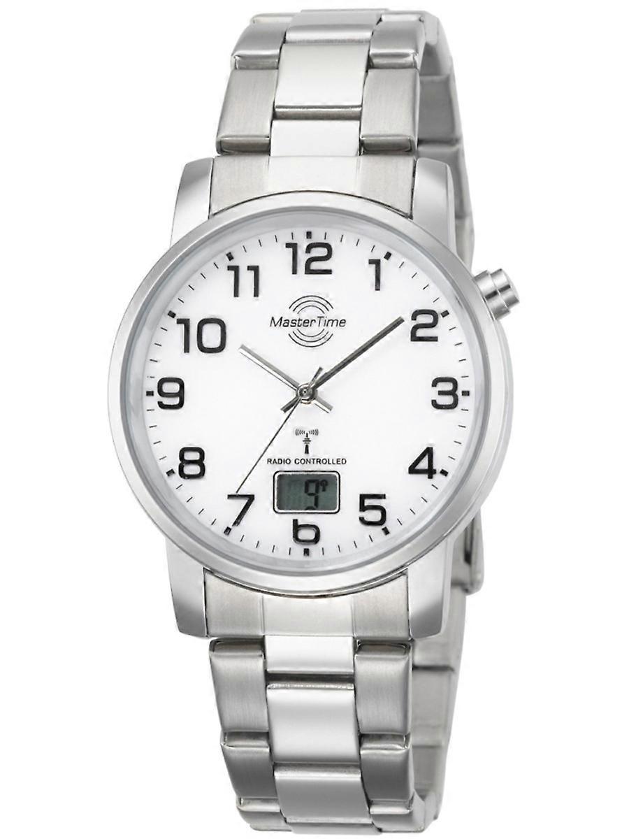 Master Time Silver Rostfritt Stål Funk Basic Series MTGA-10300-12M Herrklocka