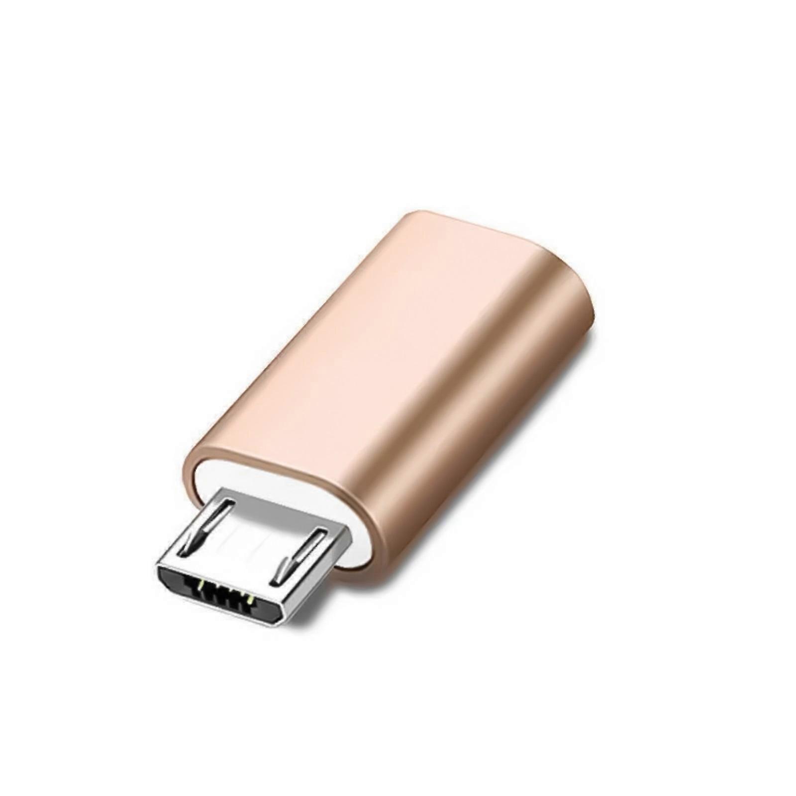 Hızlı Şarj Yeteneği ile Evrensel Tip C Adaptörü Akıllı Telefonlar & Tabletler için Tak & Oynat Dönüştürücü Altın