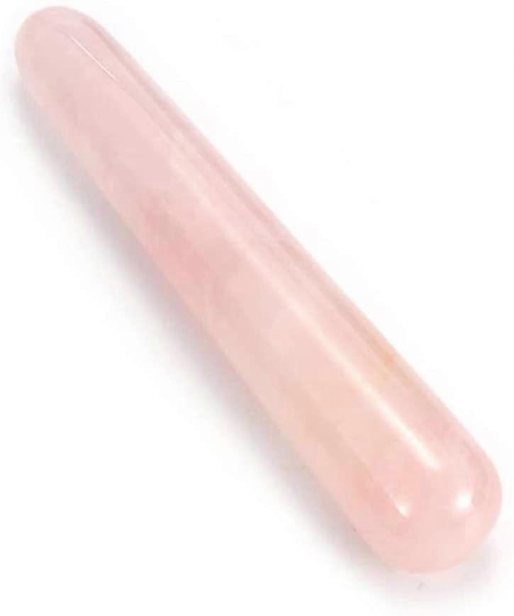 Gua Sha Scraping Massage Tools Rose Quartz Natural Point Roller