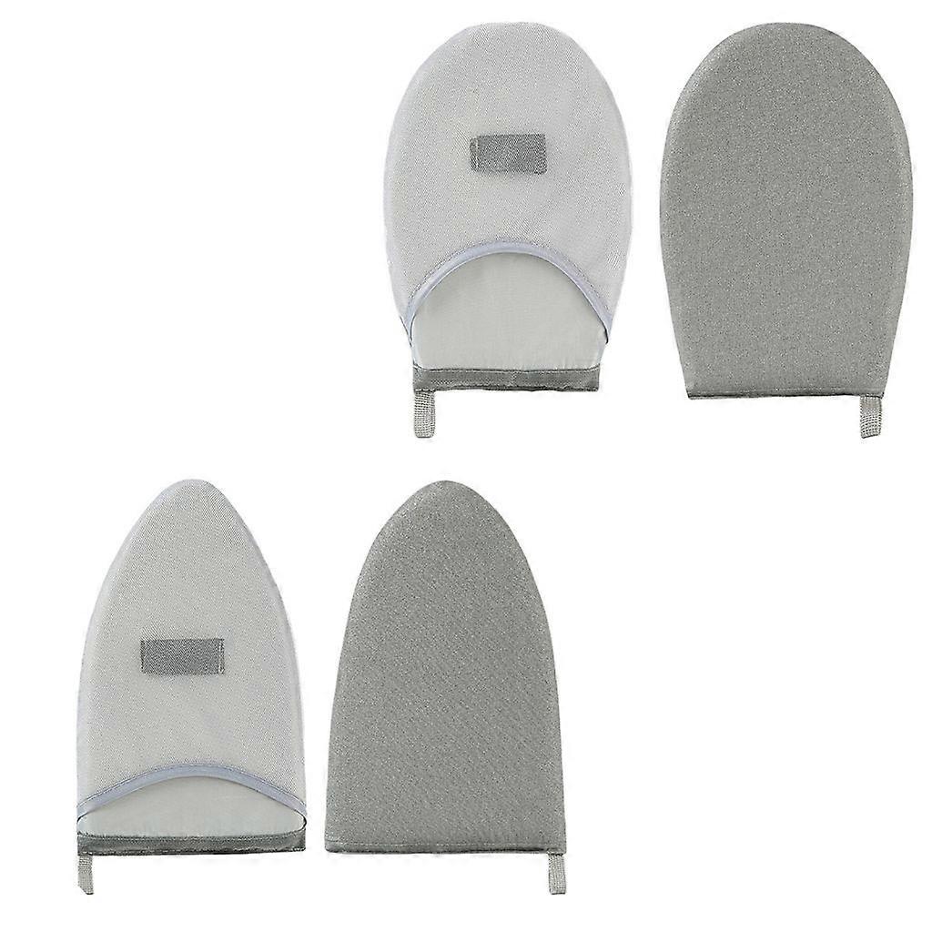 Heat Resistant Ironing Gloves Pad Board Cover with Finger Loop for Easy Ironing