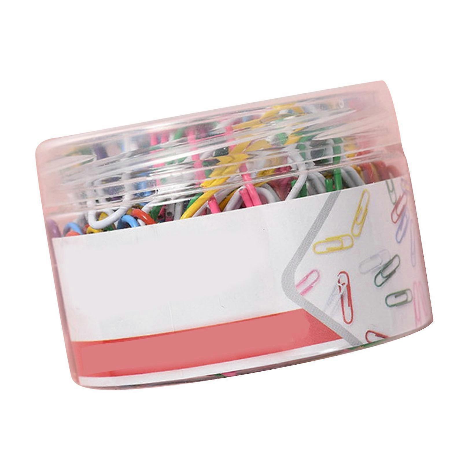 160Pcs Paper Clips Assorted Colors Small Paper Clips Paperclips with Storage Box for Organizing Files Home School Office Use