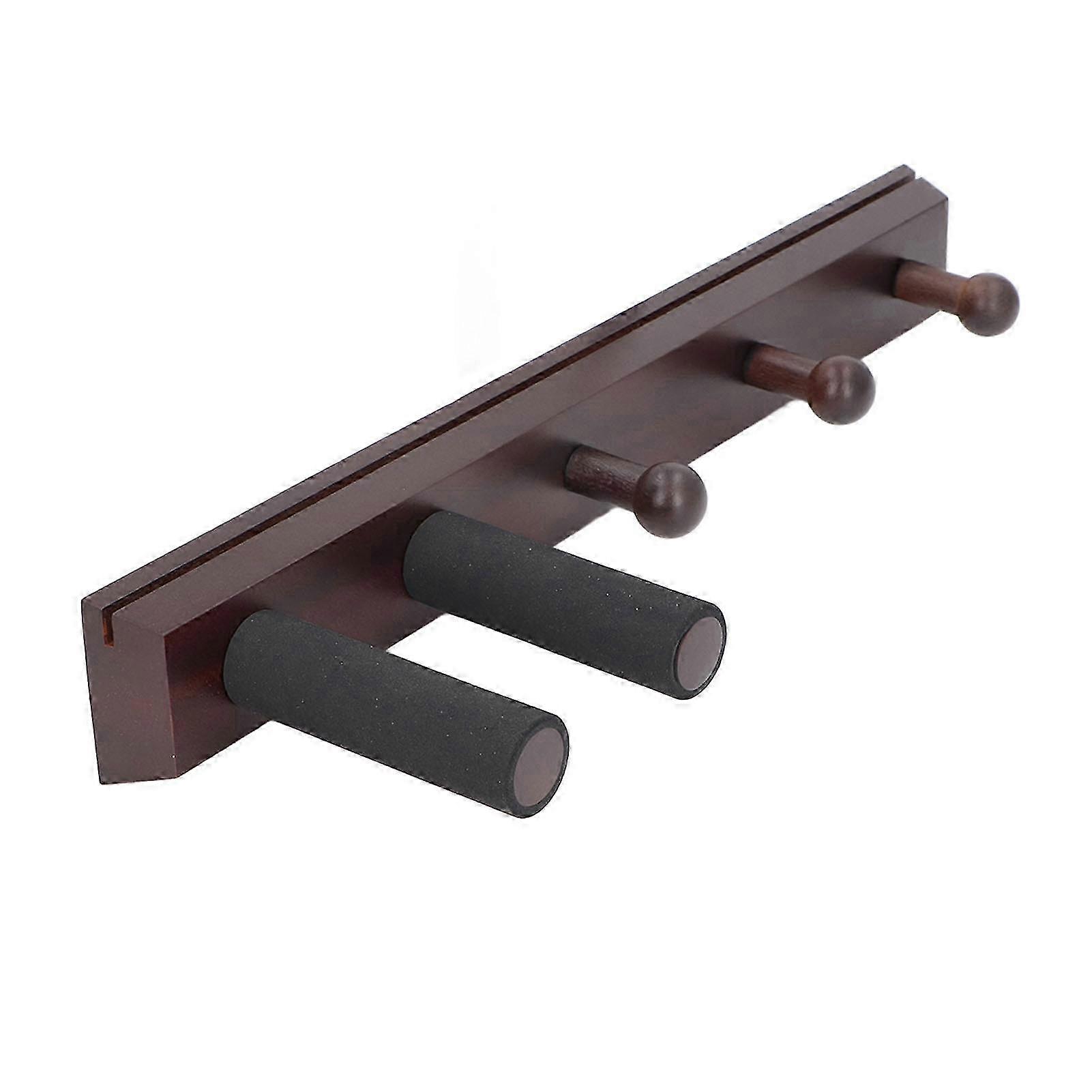 Wall Mounted Guitar Display Rack with Pick Holder for Multiple Instruments