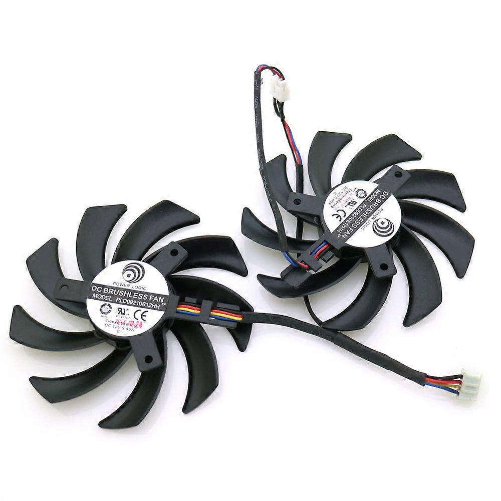 Replacement Video Card Cooling Fan for R9 280X 270X 290X, PLD09210S12HH, 86mm, 4 Pin, 12V, 0.4A Graphics Card Fan