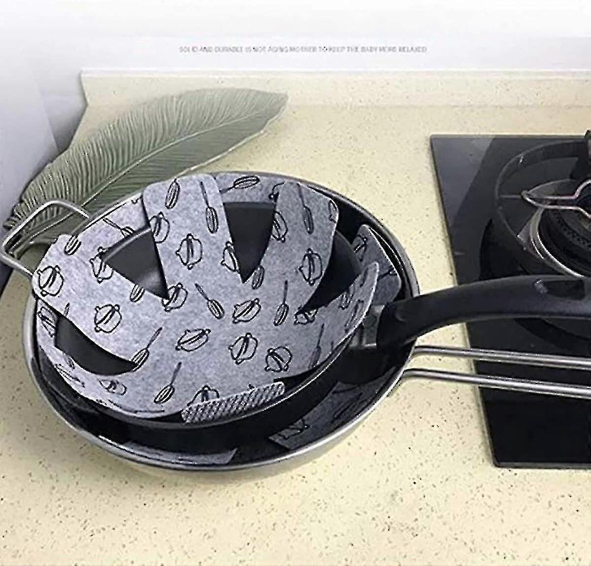 Pot And Pan Protectors,12 Set 3 Sizes, Cookware Protector Set