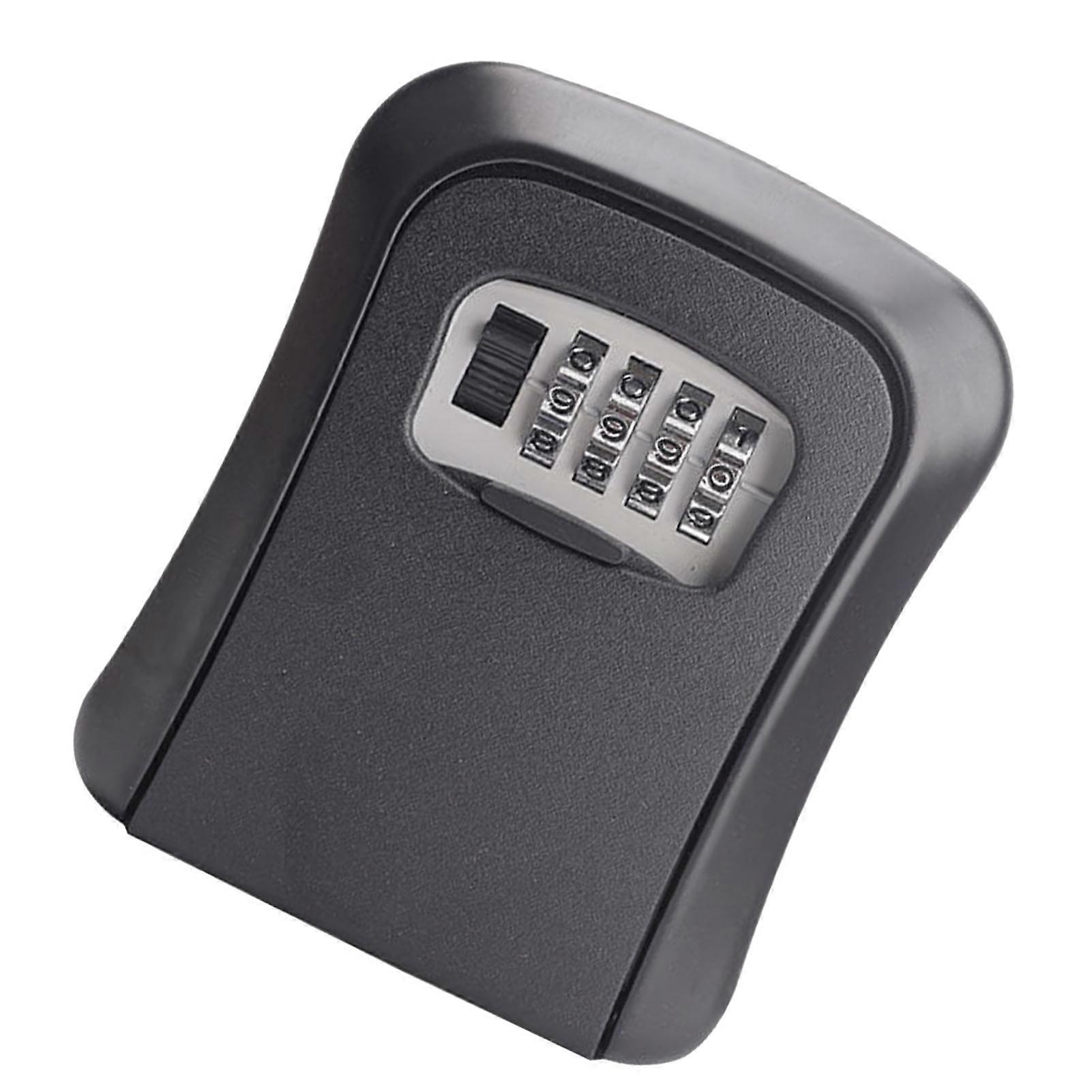 Large Capacity Password Key Box with Combination Lock, Black