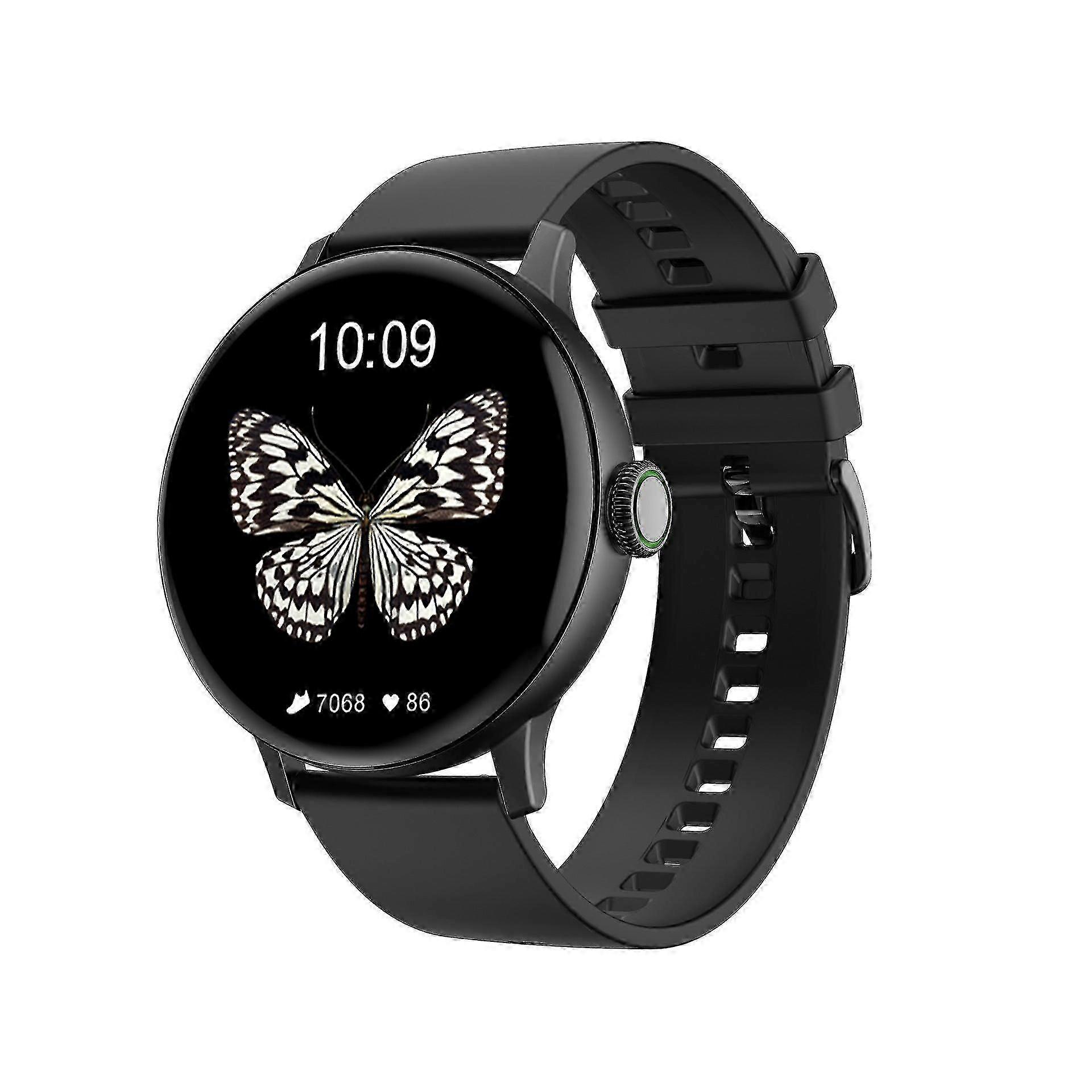 Full Round Touch Screen Smart Watch - Wireless Charging Fitness Bracelet with Sleep & Heart Rate Tracking_MM2