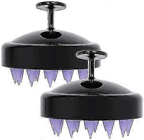 2pcs Silicone Shampoo Brush