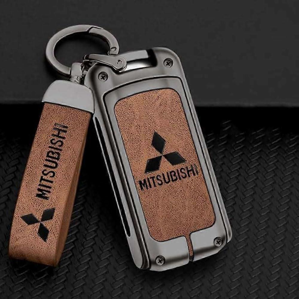 Car Keycha for Mitsubishi Colt VII , Not Easy to Slip Key Fob Protector Auto Key Case Cover Antitheft Accessories,A