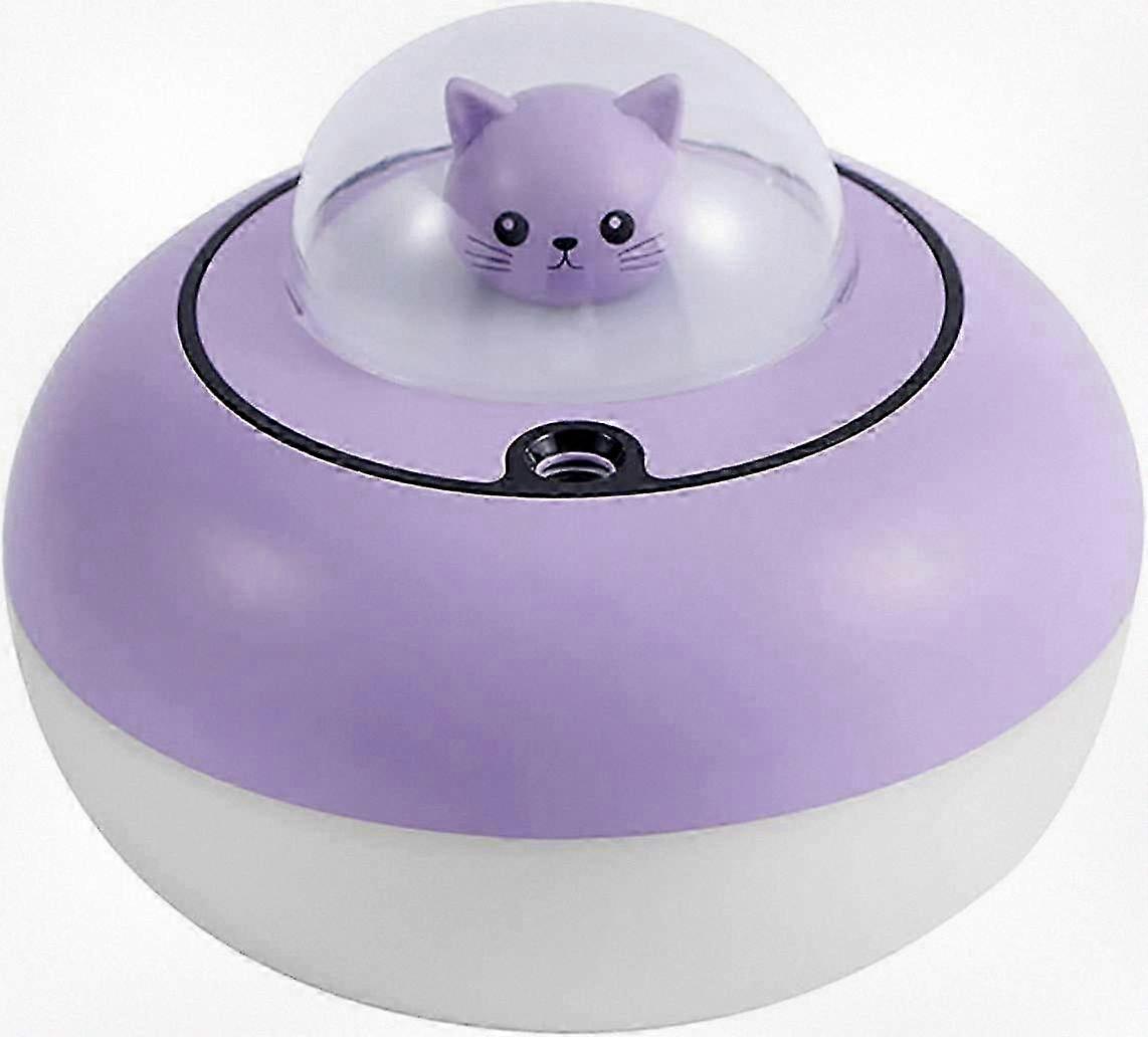 400ML household humidifier, night light cold fog humidifier, automatic shutdown without water, whisper silent air humidifier, adorable kitten design, 