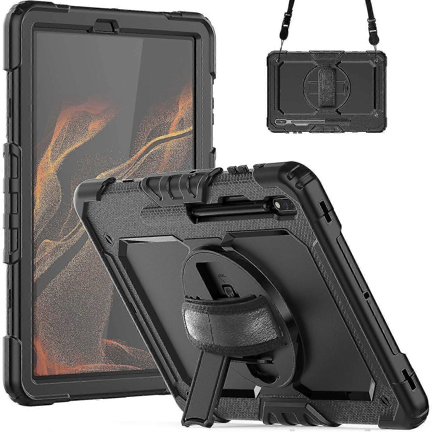For Samsung Galaxy Tab S8+ Wi-Fi SM-X800/5G SM-X806B/SM-X806U/SM-X806N 12.4-inch (2022) Shoulder Str