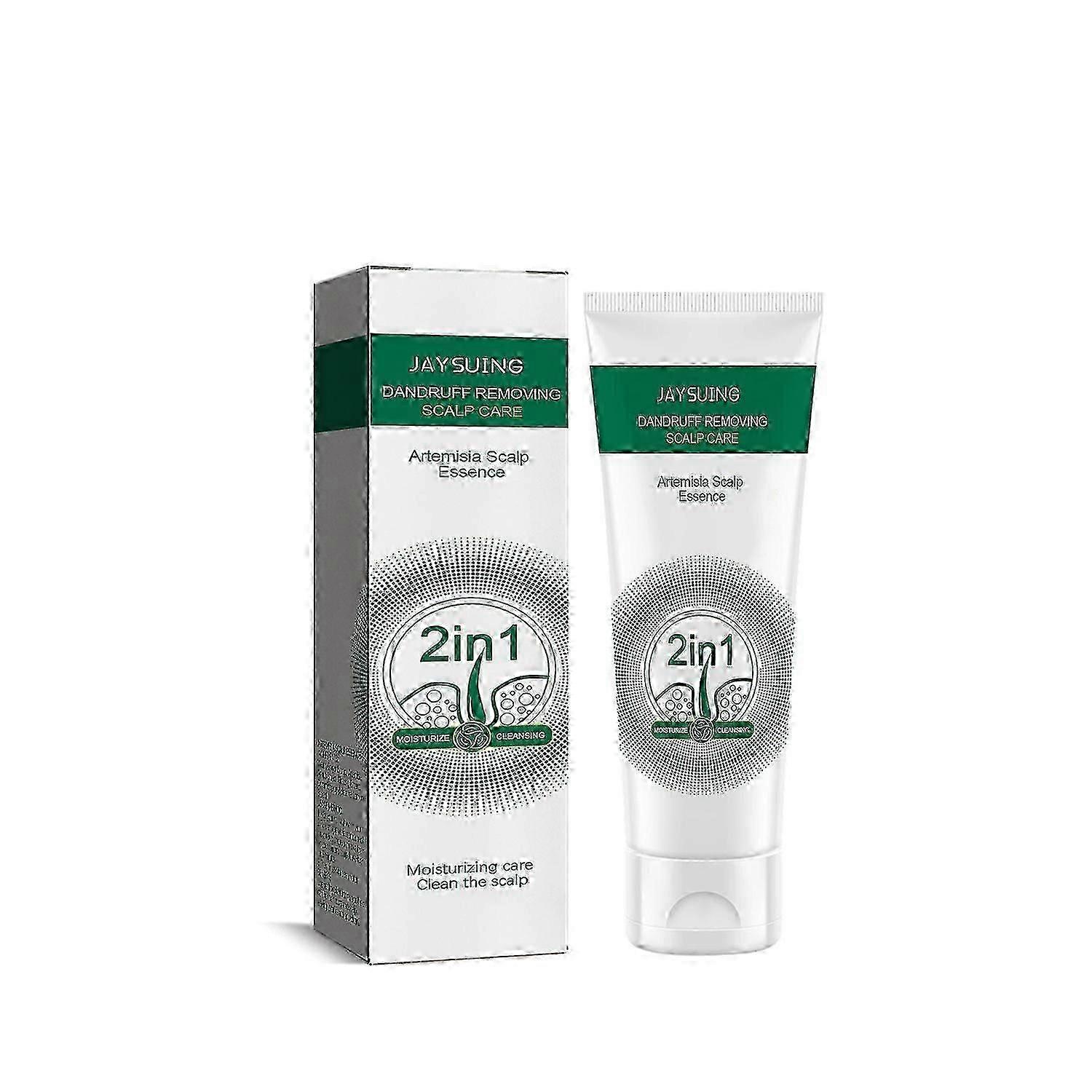 Jaysuing Artemisia annua anti-dandruff scalp essence cleans the scalp, relieves itching, controls oi