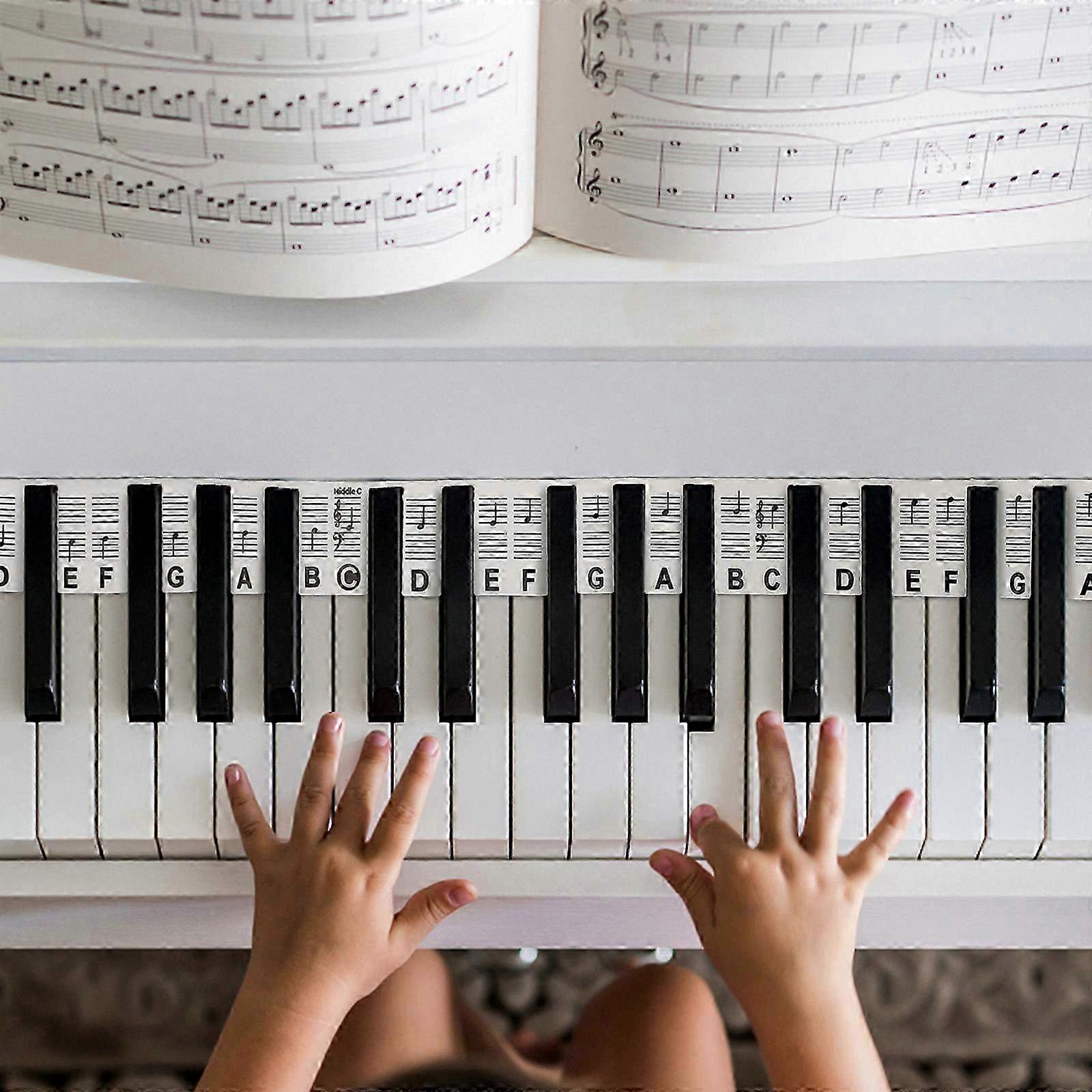 Beginner's Guide to Finger Practice: 88 Key Piano Keyboard Notes Chart for Effective Learning and Teaching Aid