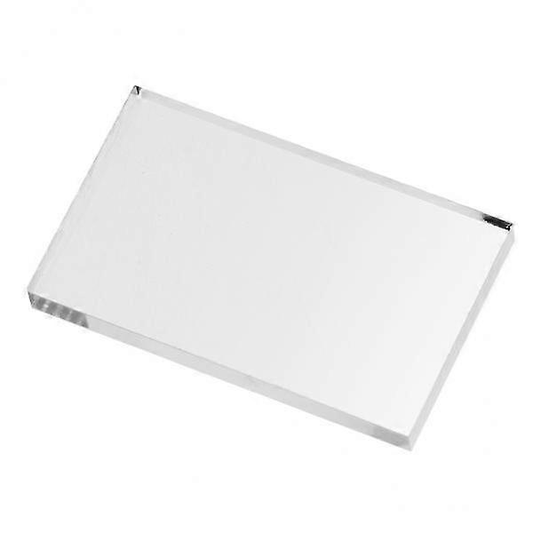 2 Acrylic Block Rectangle Stamp Blocks for Crafts 10x6cm