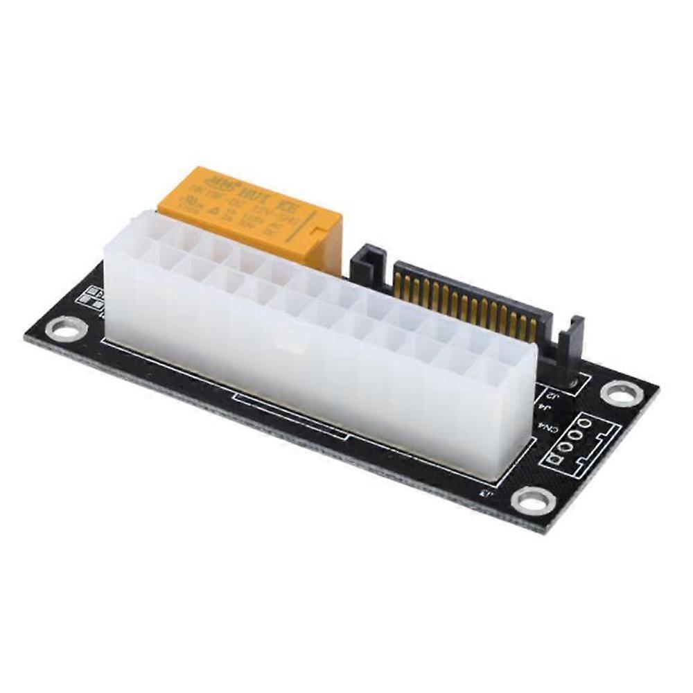 Dual PSU Power Supply Sync Adapter Add2Psu ATX 24Pin to 15Pin SATA