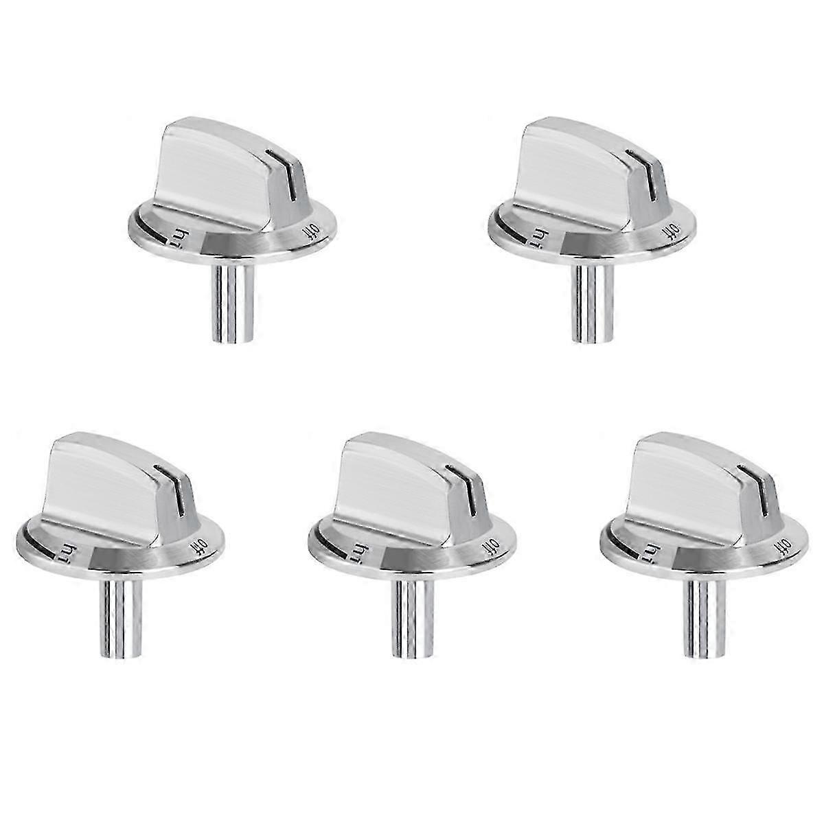 5pcs Long Stem Stove Knobs Replacements for Stove Range Oven, Model 5304525746