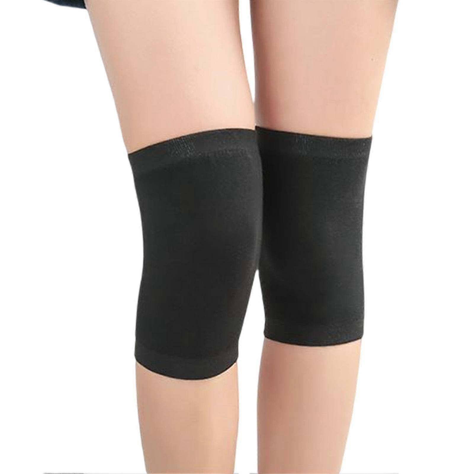 Men's and Women's Short Wool Knee Pads for Warmth in Cold Weather Ideal for Air-conditioned Rooms