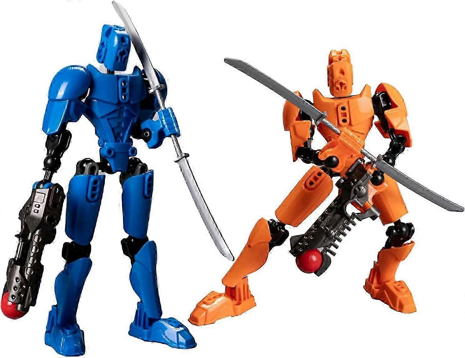 T13 3D Printed Multi-Jointed Robot Action Figure with Dummy Decorations