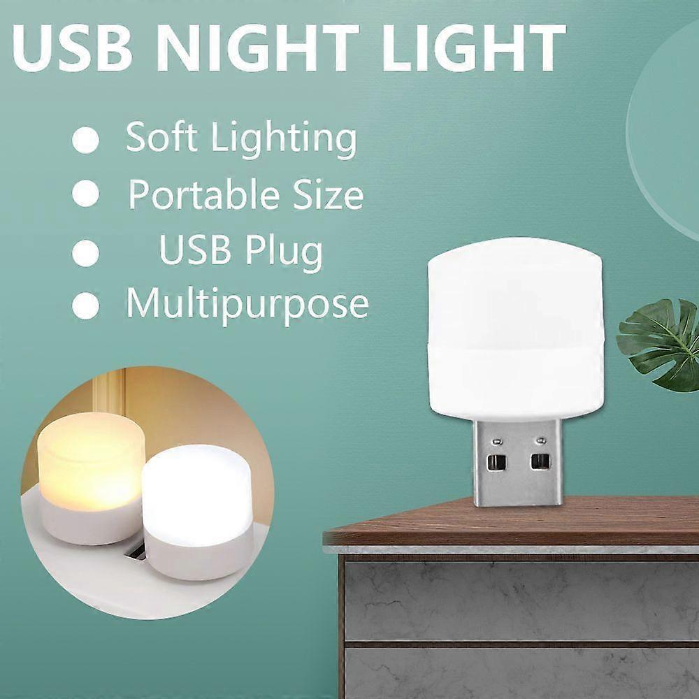 5Pc Usb Desk Lamp Computer Mobile Power Charging Portable Book Led Children Baby