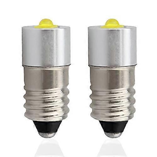 P13.5S/E10 LED Upgrade Torches, Replacement for Torch, 3V12V, 3W, 230lm, Pack of 2 (E10, Warm White) E10 Warm White