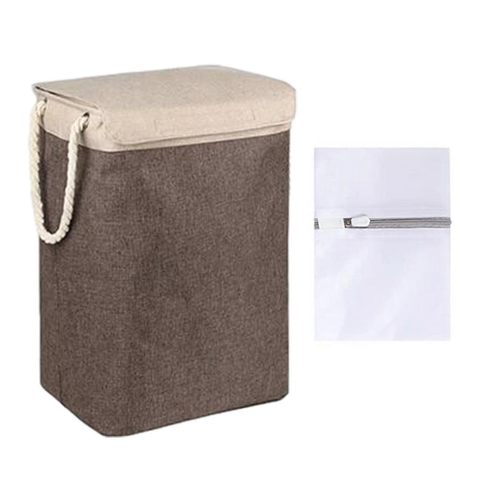 Collapsible Laundry Basket for Home Organization and Travel Storage
