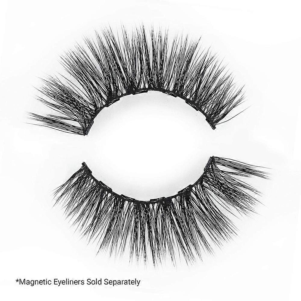 Magnetic False Eyelashes Set, Hand-Sharpened Natural Eyelashes Without Glue Magnetic Eyelashes