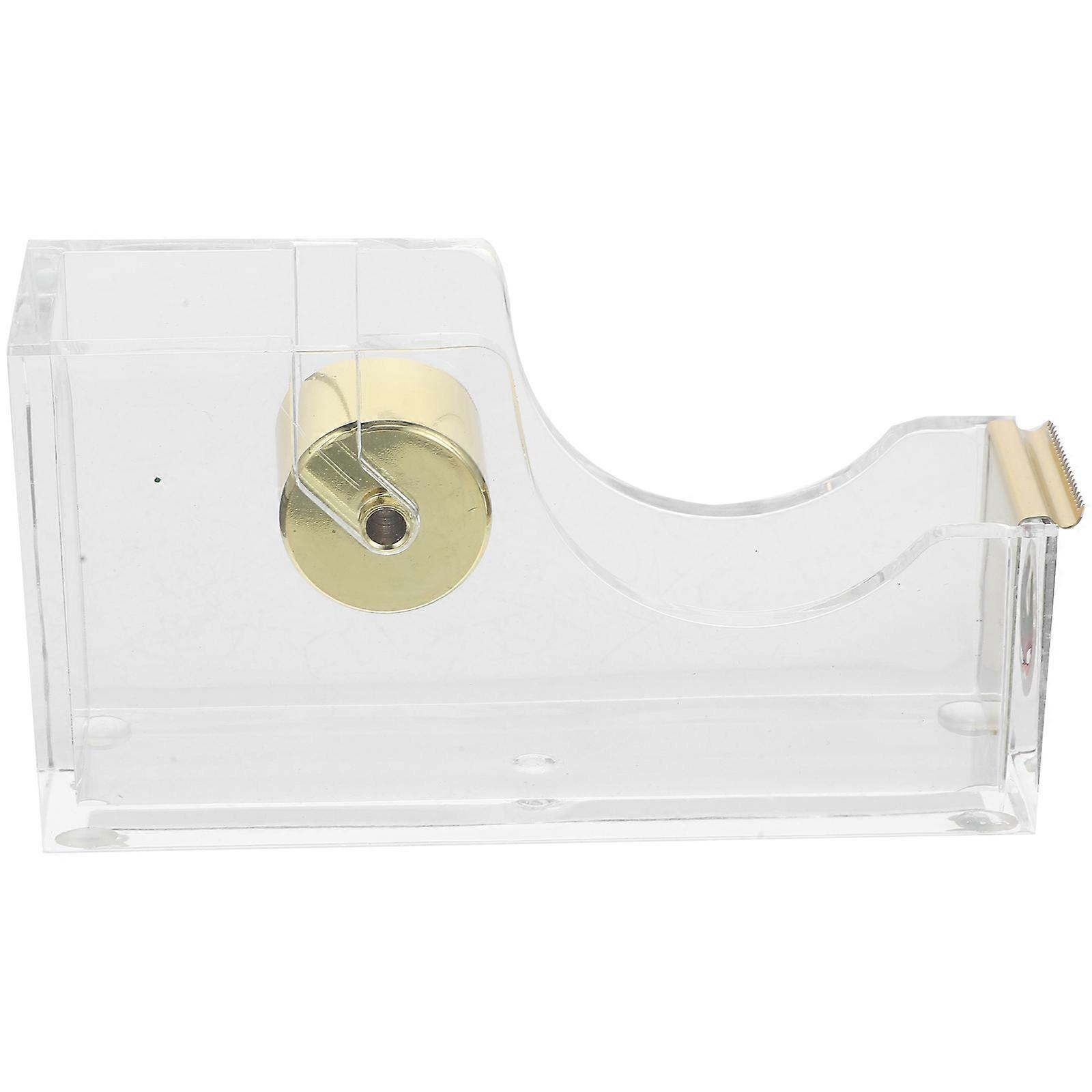 1pc Premium Desktop Tape Dispenser with Non Skid Base Acrylic Tape and Tape Seat