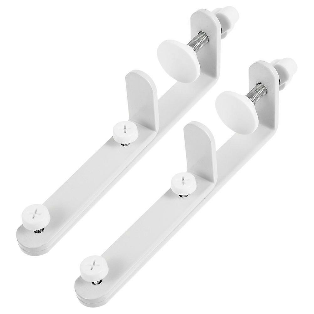 Pegboard Organizer Pegboard Panel Support Bracket General Users Rectangular Iron 19.00X5.00X2.00CM Support 2Pcs