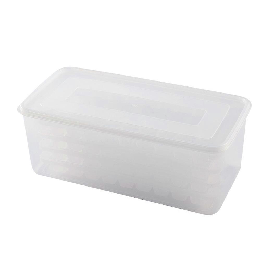 Kitchen Ice Cube Trays Odor Isolation Space Saving White Color 28 3x13cm Size DIY Design For Household Users 1Set