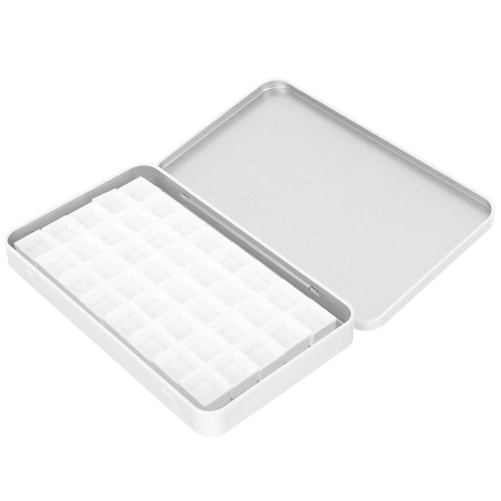 Lightweight Multi Function Empty Watercolor Pan Tin with Compartments for Travel, Outdoor & Home Painting – Portable Paint Palette Box & Art