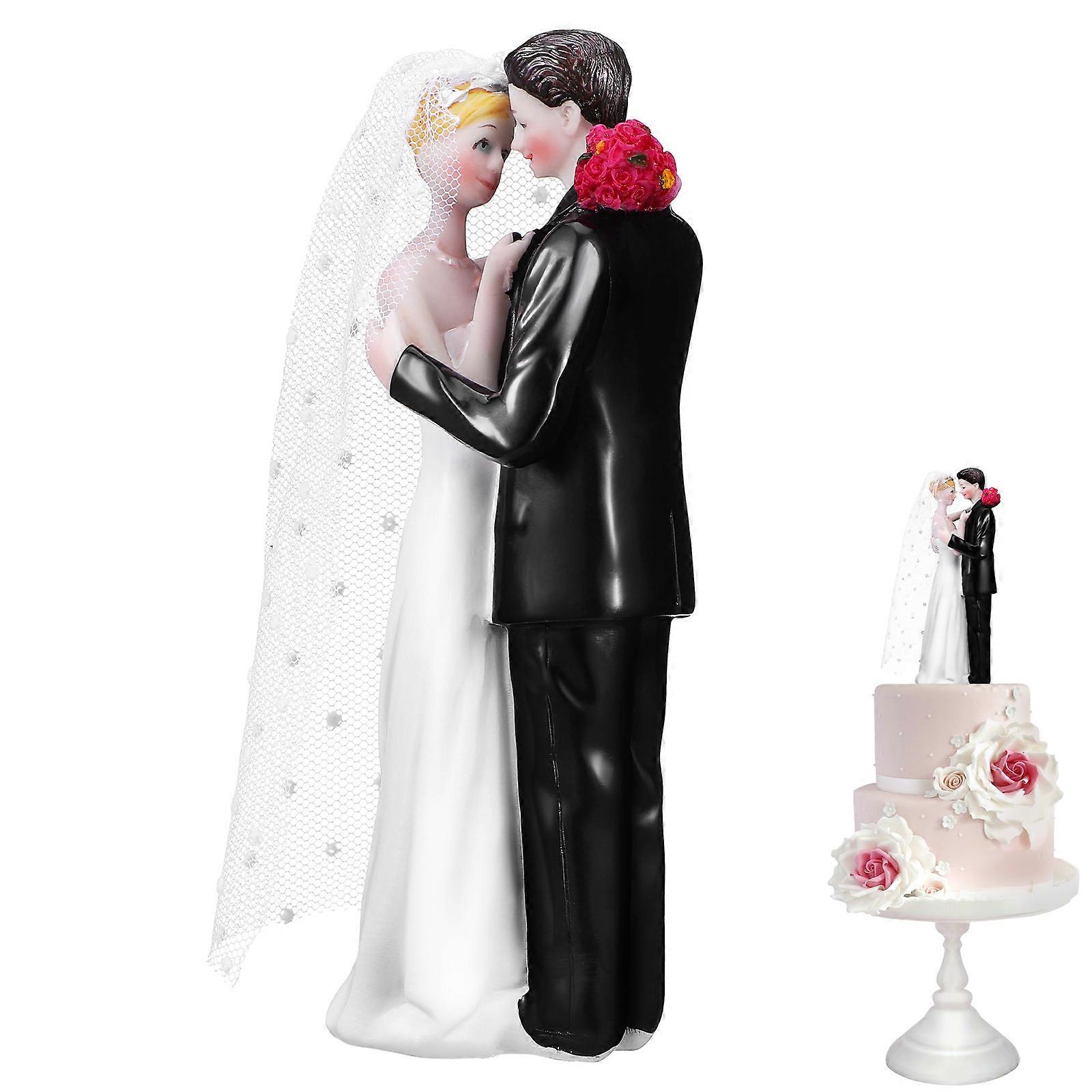 an elegant and engaging product description for your **Elegant Wedding Cake Topper Resin Figurine**:
 
### π **Elegant Wedding Cake Topper β Resin