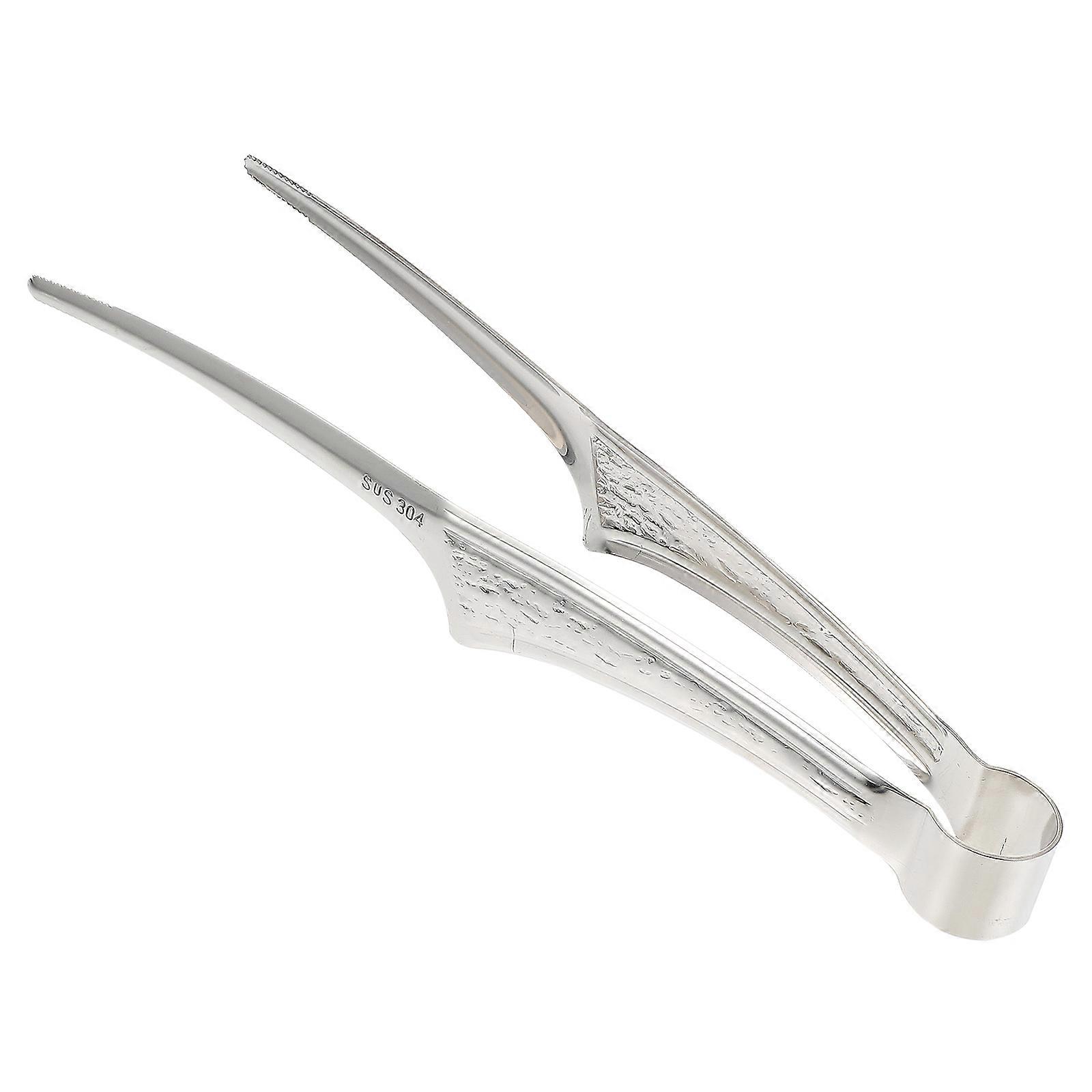Stainless Steel BBQ Tong for Grilling with Comfortable Grip and Heat Resistance Silver