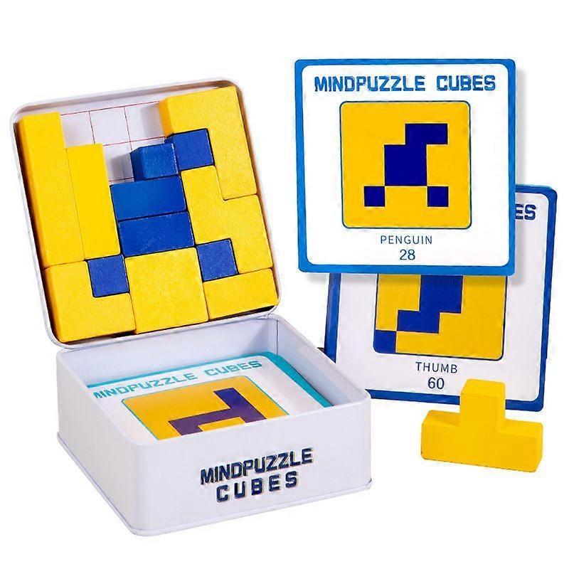 Children's Educational Space Thinking Intelligence Puzzle Blocks Baby Kindergarten Building Blocks Creative Puzzle 3-6 Years Old Early Education Assem