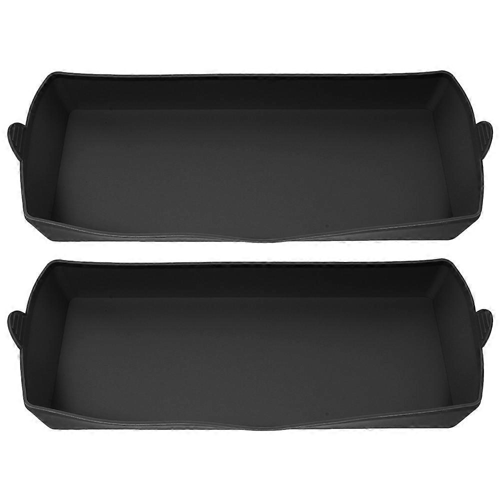 Non Stick Silicone Bread Baking Pan Set of 2   Easy Clean Rectangular Toast Mold for Cake Baking at Home or Professional Use