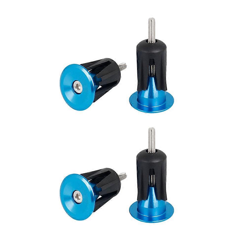 Bicycle Handlebar End Plugs Round Shape For Mountain Biking 2Pair