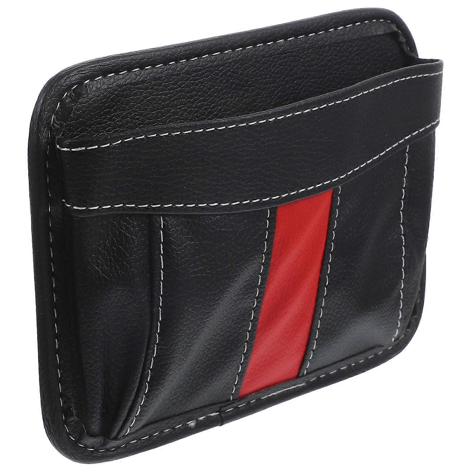 PU Car Seat Storage Bag with Sticky Organizer Pouch – Durable Large Capacity Automobile Seat Pocket for Interior Accessories