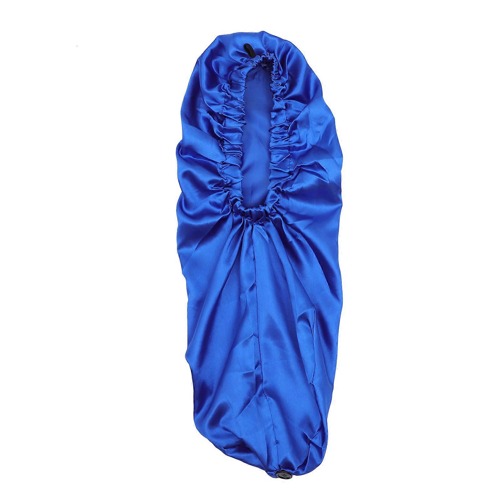 Bonnet de nuit Conception pratique Sommeil Cheveux Bonnet Couleur Bleu Couverture Tous les cheveux Usure stable 1Pack