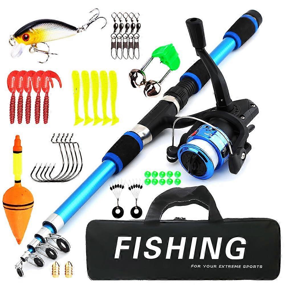 Fishing Set for , Carbon Fibre Telescopic Fishing Rod and Line