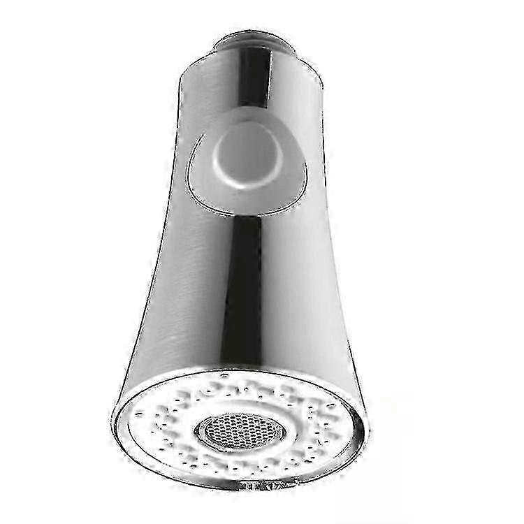 Kitchen Mixer Tap Replacement Faucet Pull Out Shower Spray Head Setting(1pc, Silver)
