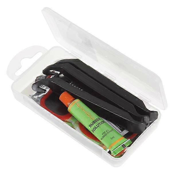 SAHOO Plastic Box with Tools Bicycle Tyre Tube Puncture Repair Kit