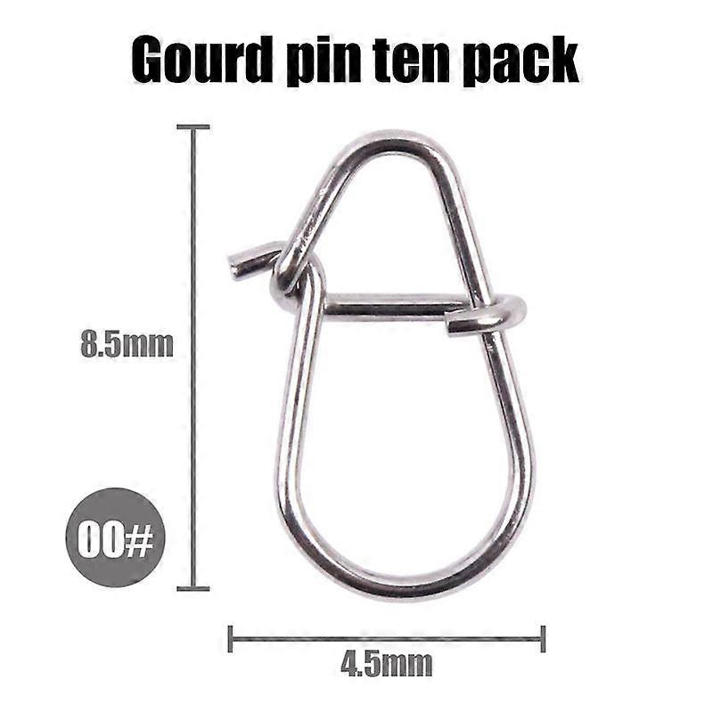10Pcs Gourd Pin Micro-Object Luya Pin 304 Material Fishing Accessories Enhancement