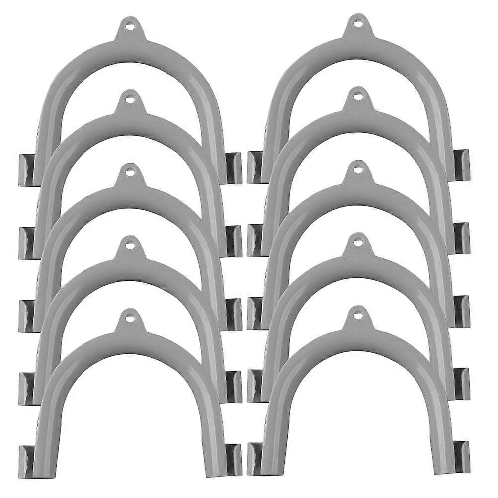 U Shape Cable Clamp Washer Discharge Bracket U-Shape Drain Hose Guide 10Pcs